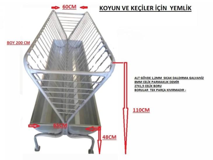 KEÇİ+KOYUN+KUZU+KOÇ+BUZAĞI YEMLİĞİ